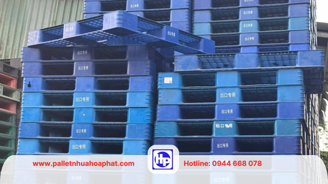 Pallet cũ nhưng còn đẹp 90% và giá chỉ một nửa so với hàng mới