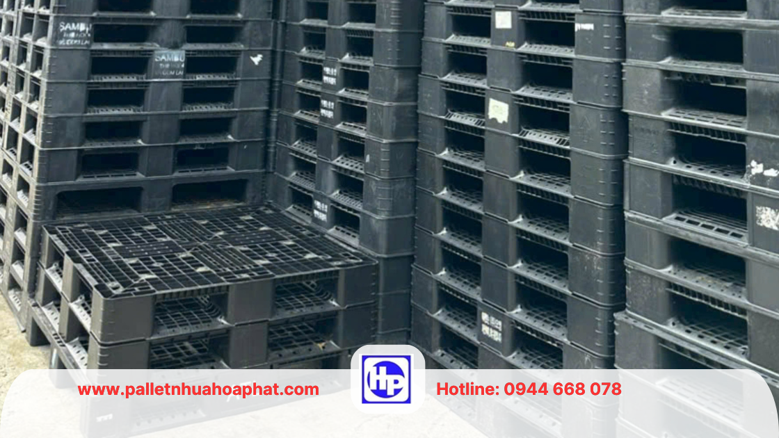 HDPE và PP là 2 dòng nhựa chính để sản xuất pallet nhựa