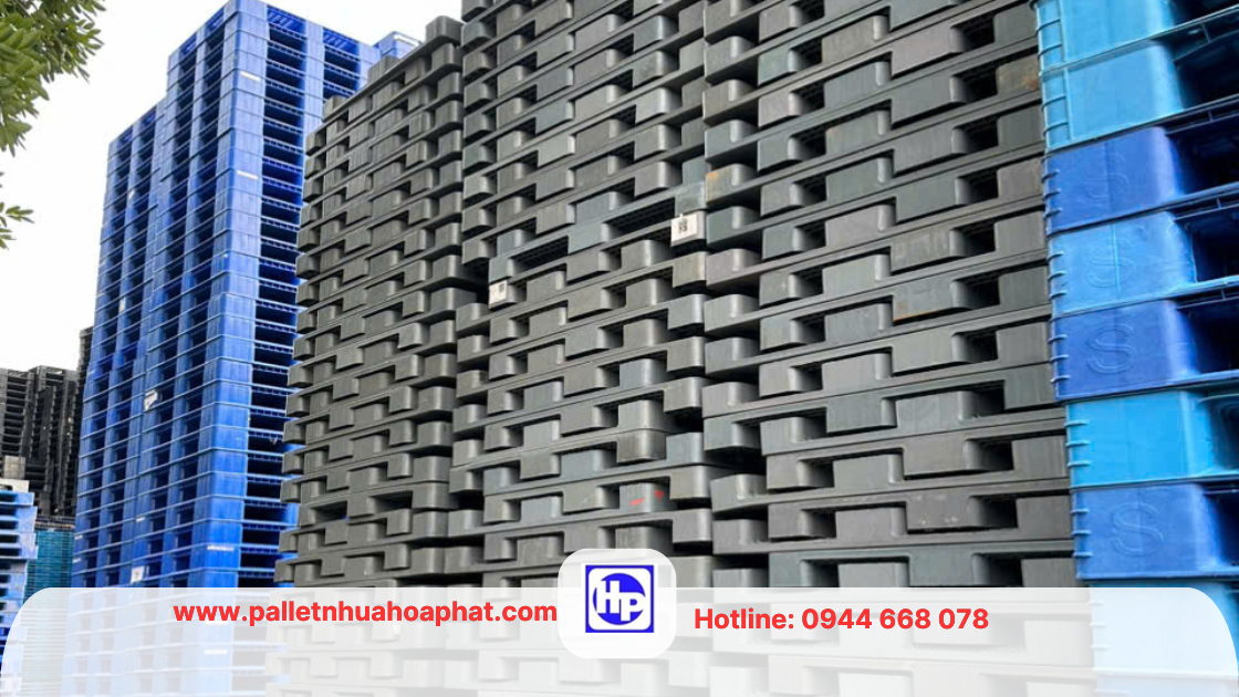 Pallet nhựa cũ đủ quy cách