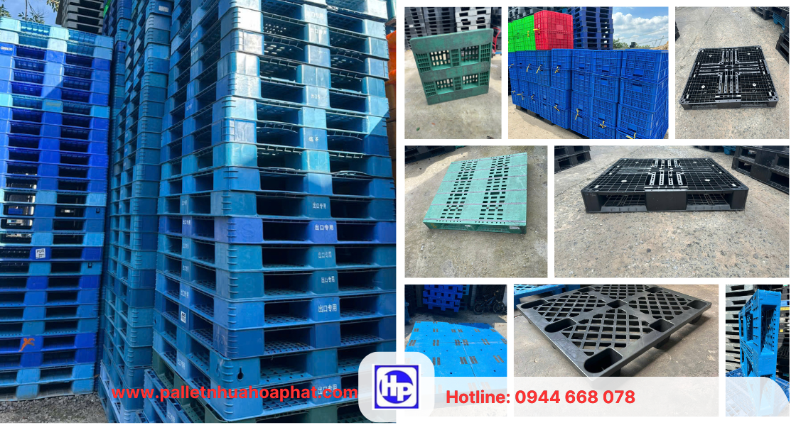 Pallet nhựa Dĩ An có nhiều lựa chọn từ 80k