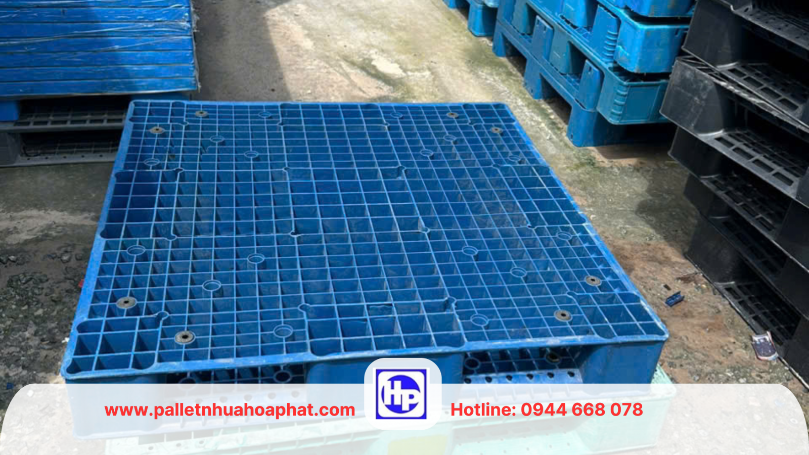 Pallet xanh 2 mặt tiện dụng