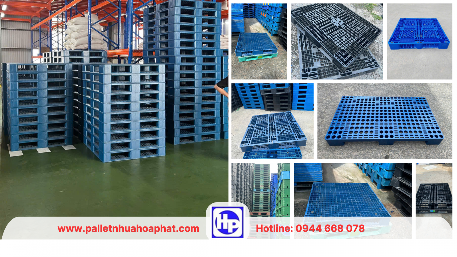 Pallet nhựa tại Đồng Xoài có rất nhiều mẫu mã