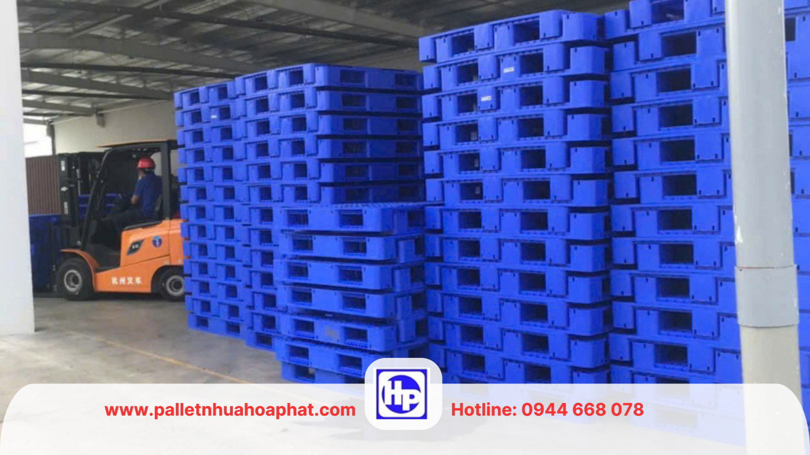 Hòa Phát cung cấp pallet nhựa số 1 phú riềng