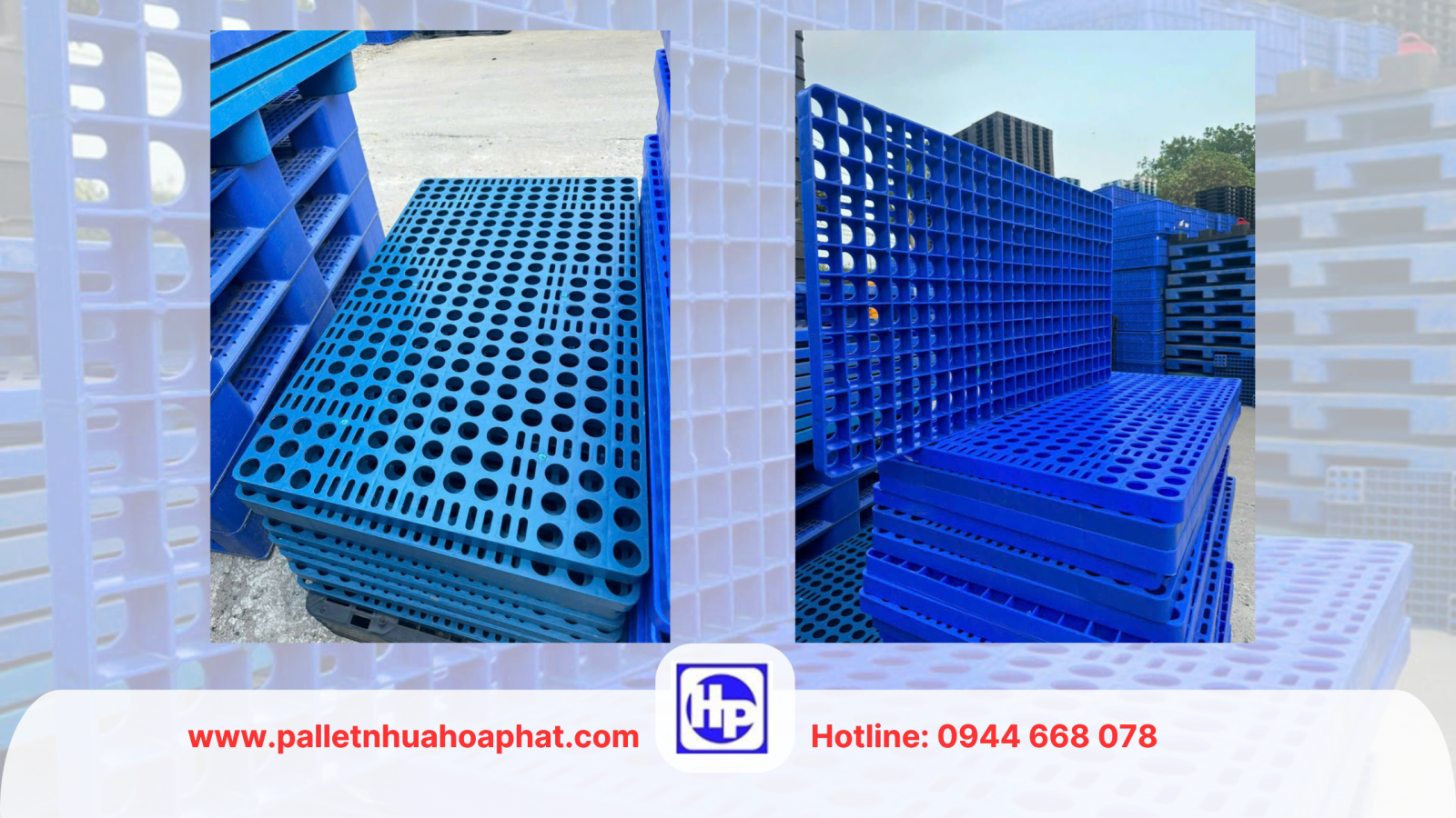 Pallet nhựa lót sàn