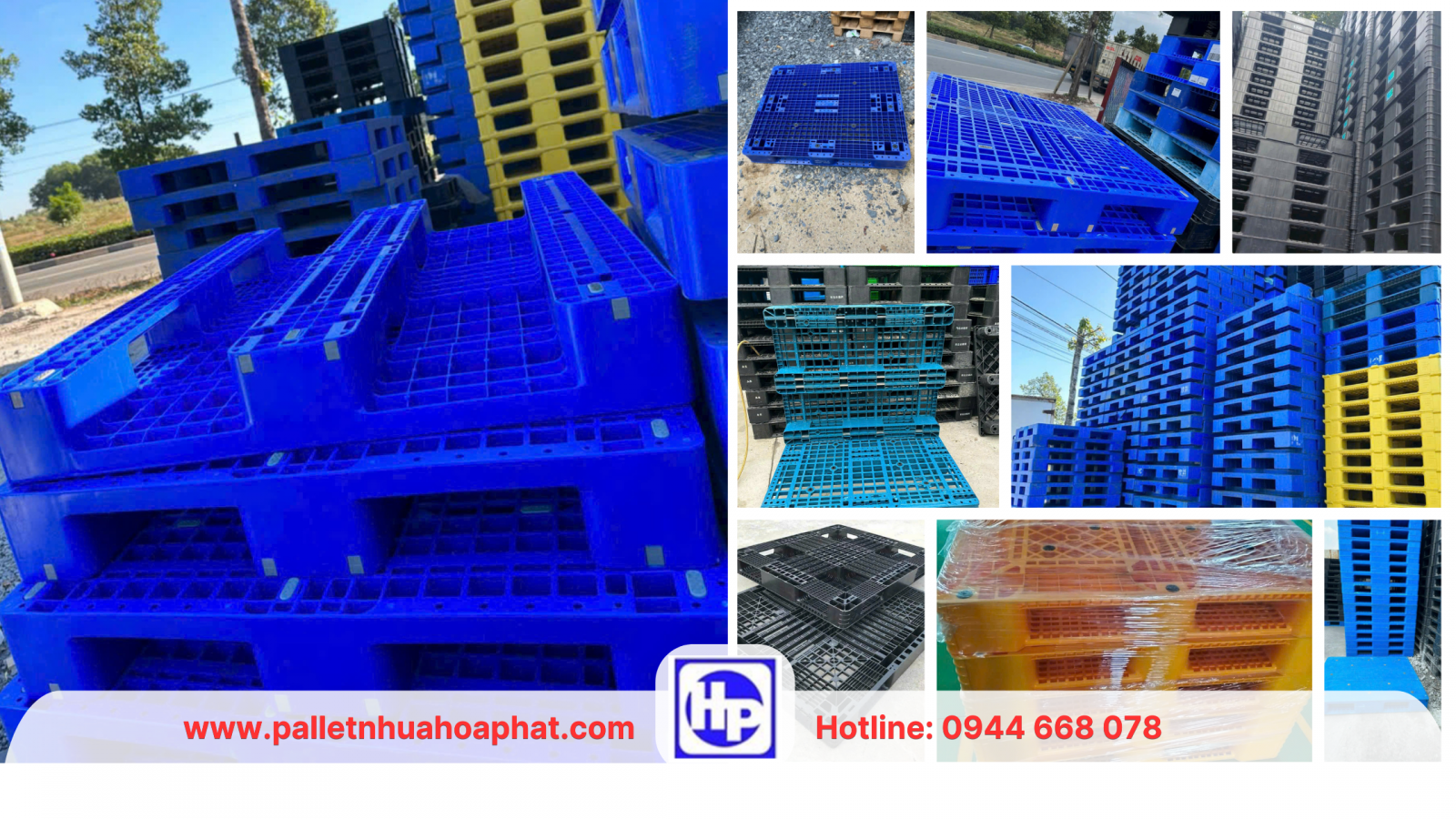 Pallet nhựa mới 100%